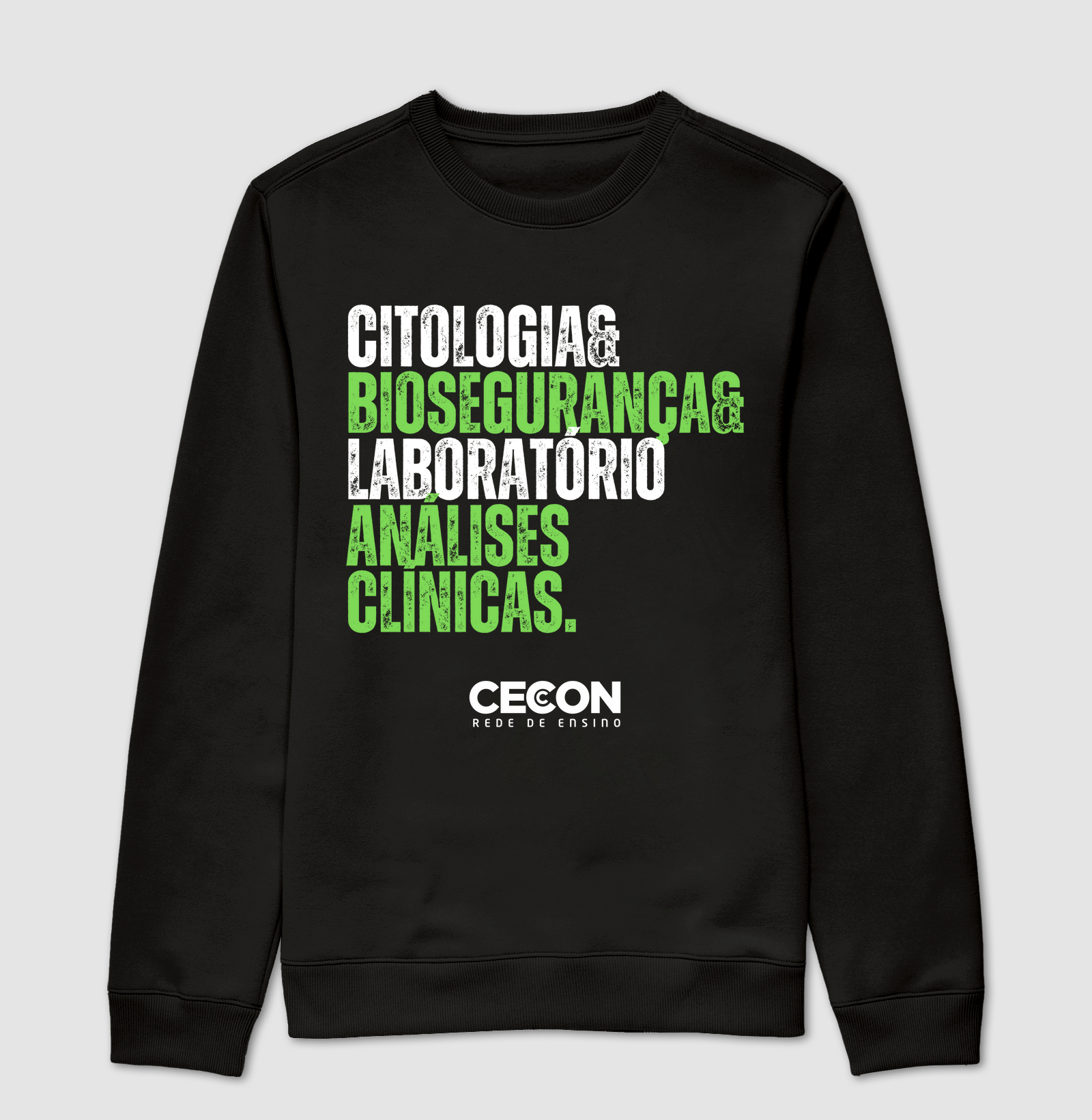 Camisa laboratorio e analises clinicas Cecon