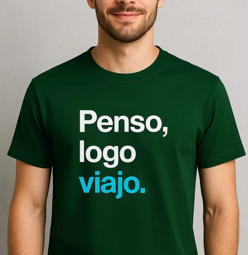 Penso, logo viajo