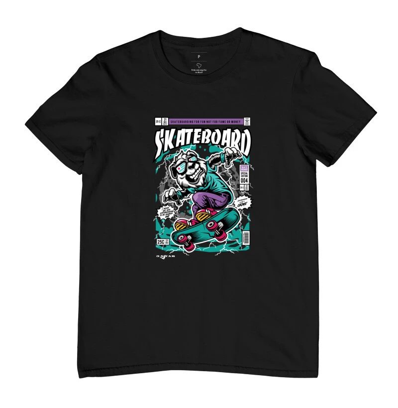 Camiseta Skateboarding For Fun