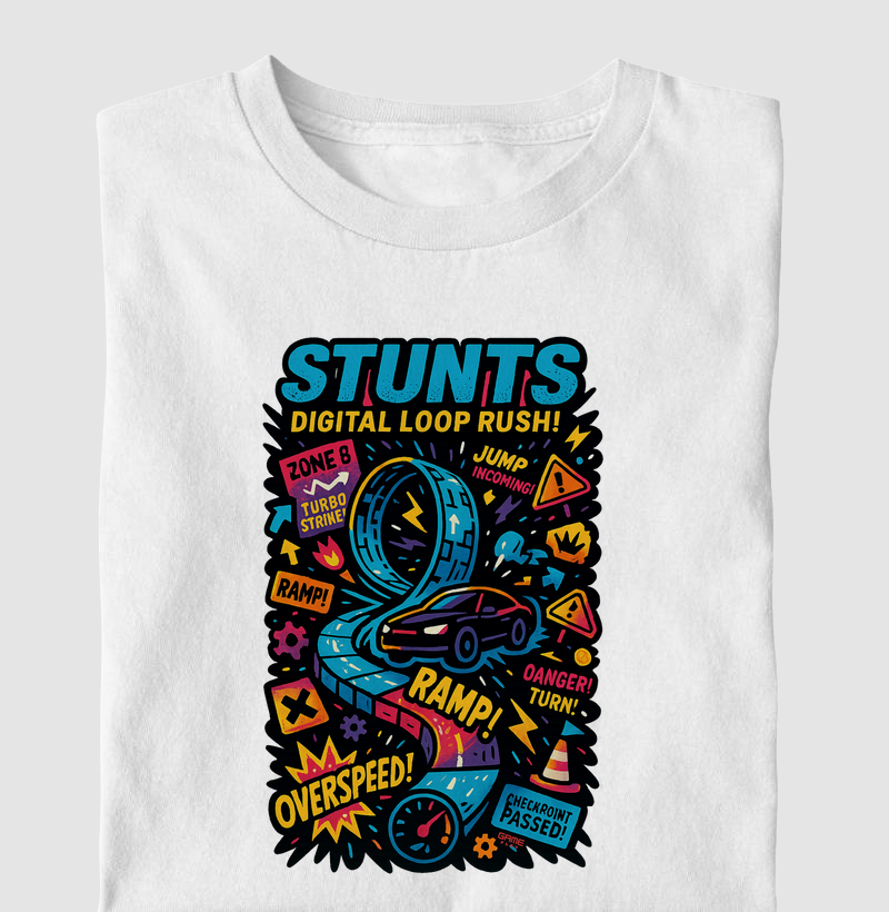 PcDos Stunts Digital Loop Rush