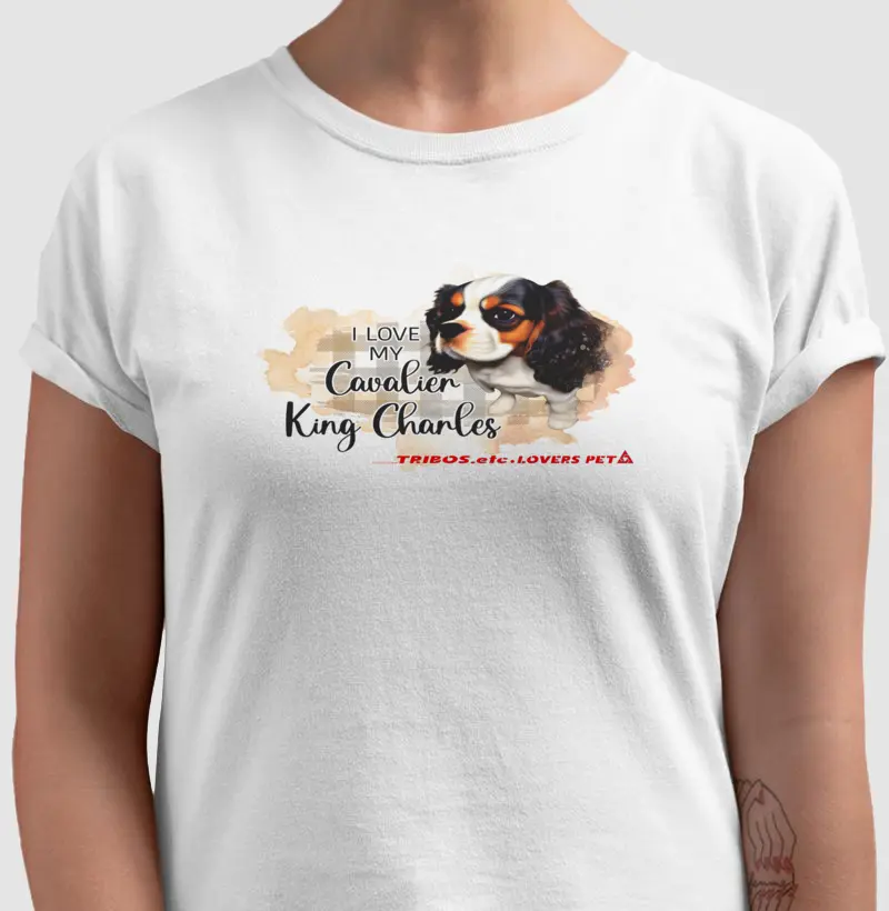 CAMISETA RESERVA.INK MASCULINA E FEMININA TRIBOS.etc PET DOG COCKER SPANIEL