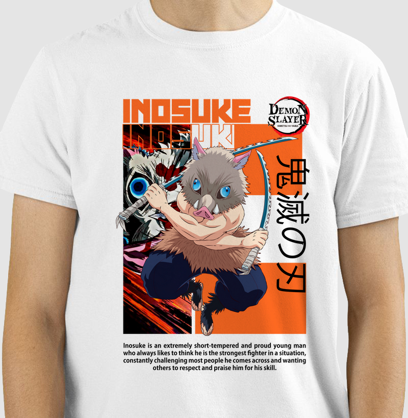 Camiseta Inosuke – Demon Slayer