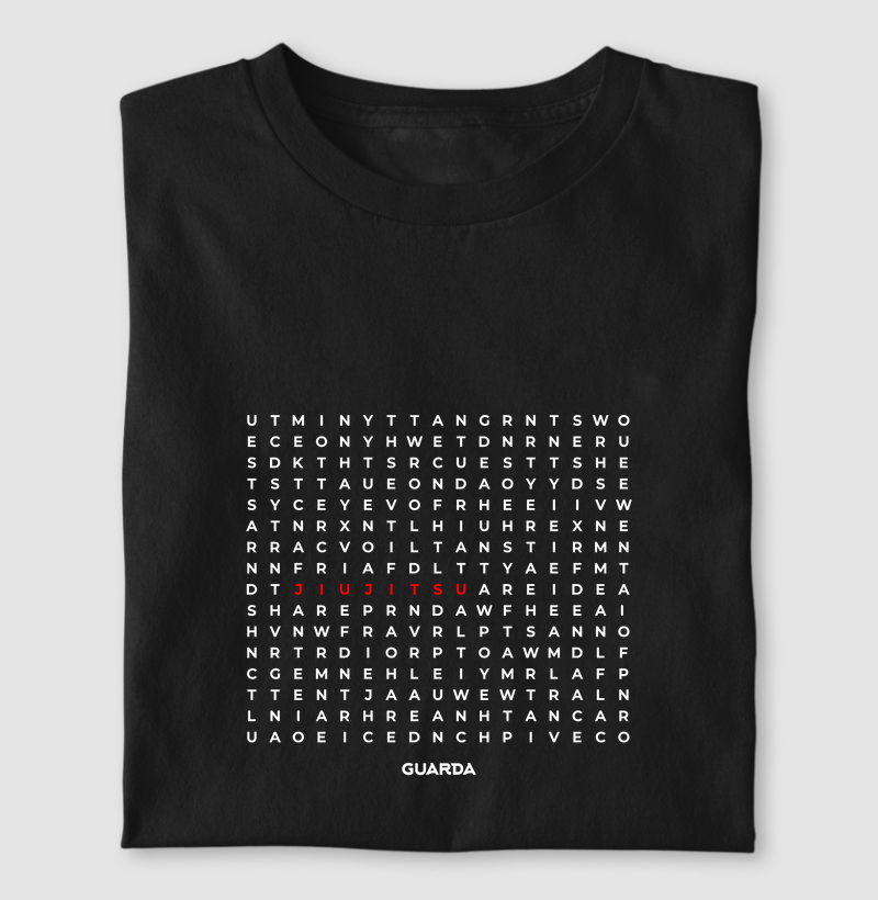 Camiseta Caça-Palavras
