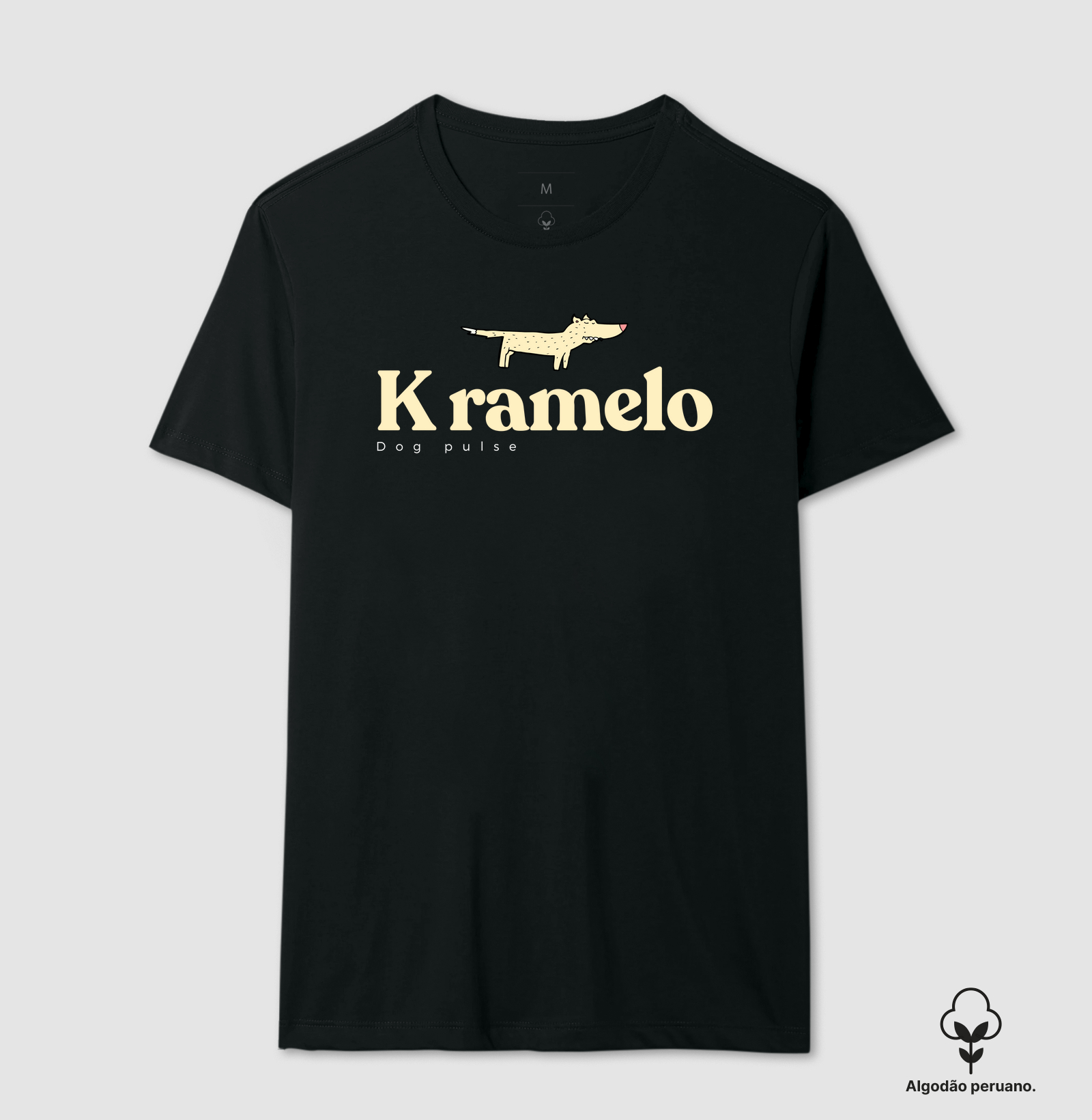 Camiseta Algodão Peruano Dog Pulse Kramelo Soul