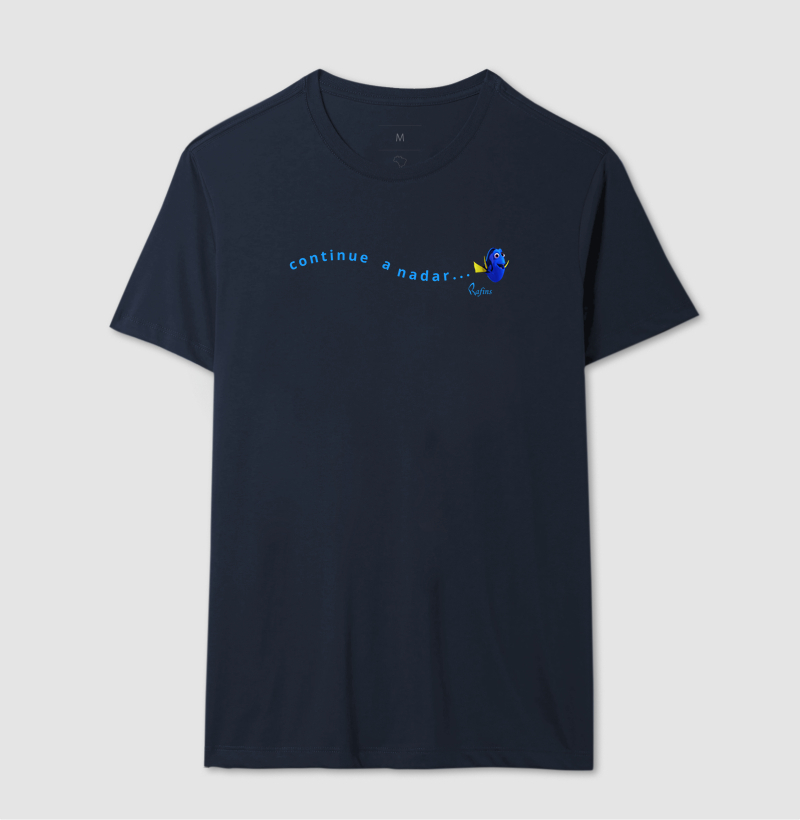 Camiseta - Continue a nadar