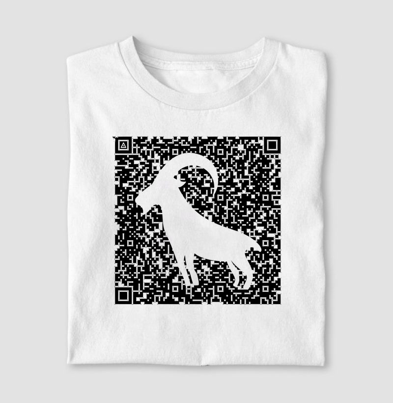 Camiseta QR Bode - Mr. GADU - Branca