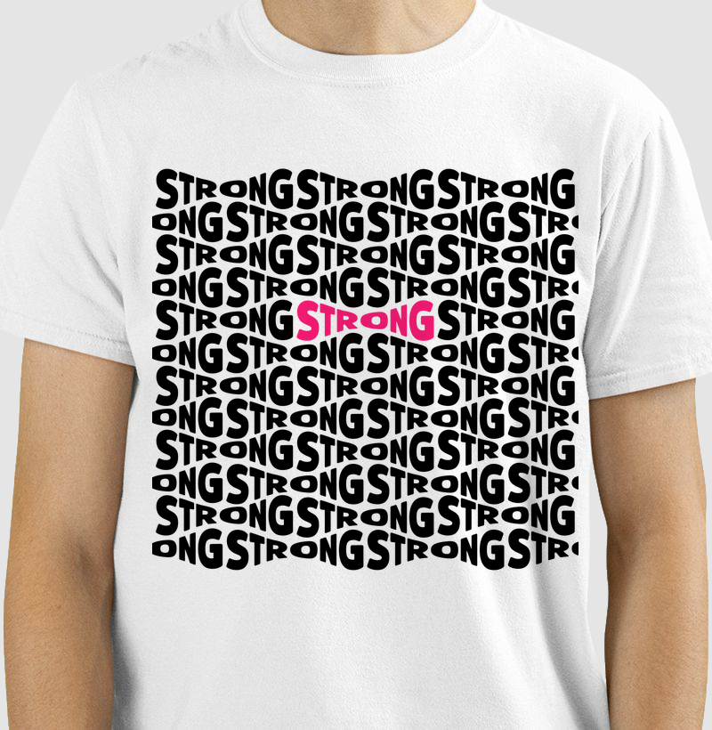 Camiseta Strong positivo