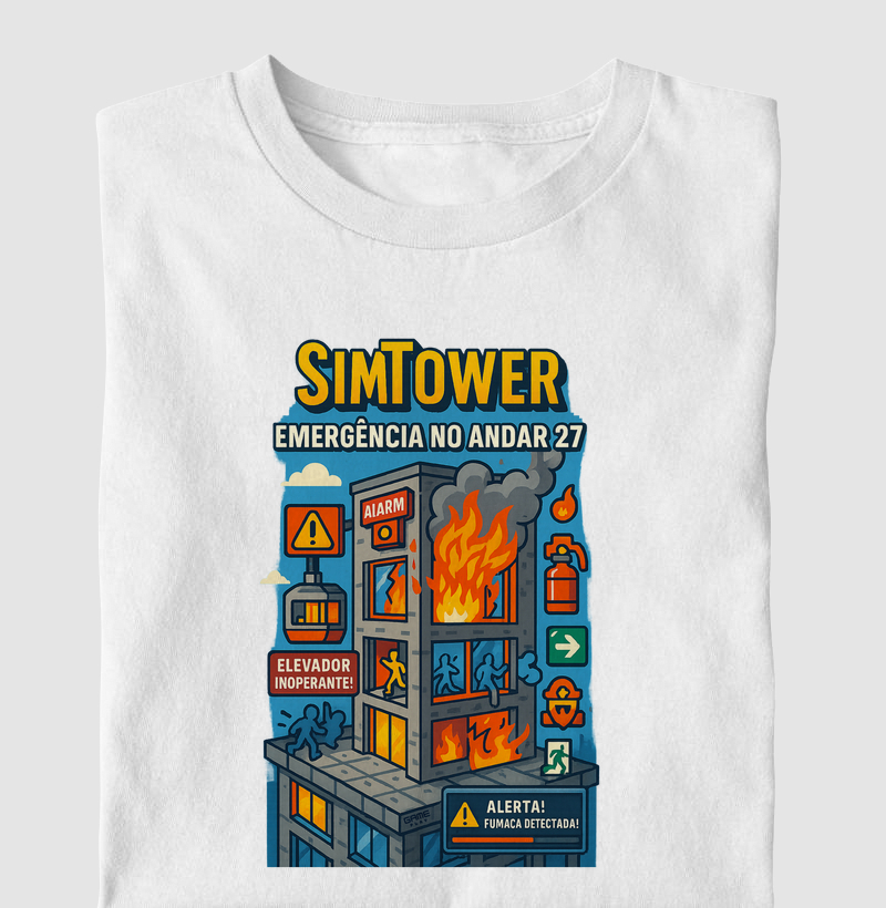 PcWin SimTower Emergência no Andar 27