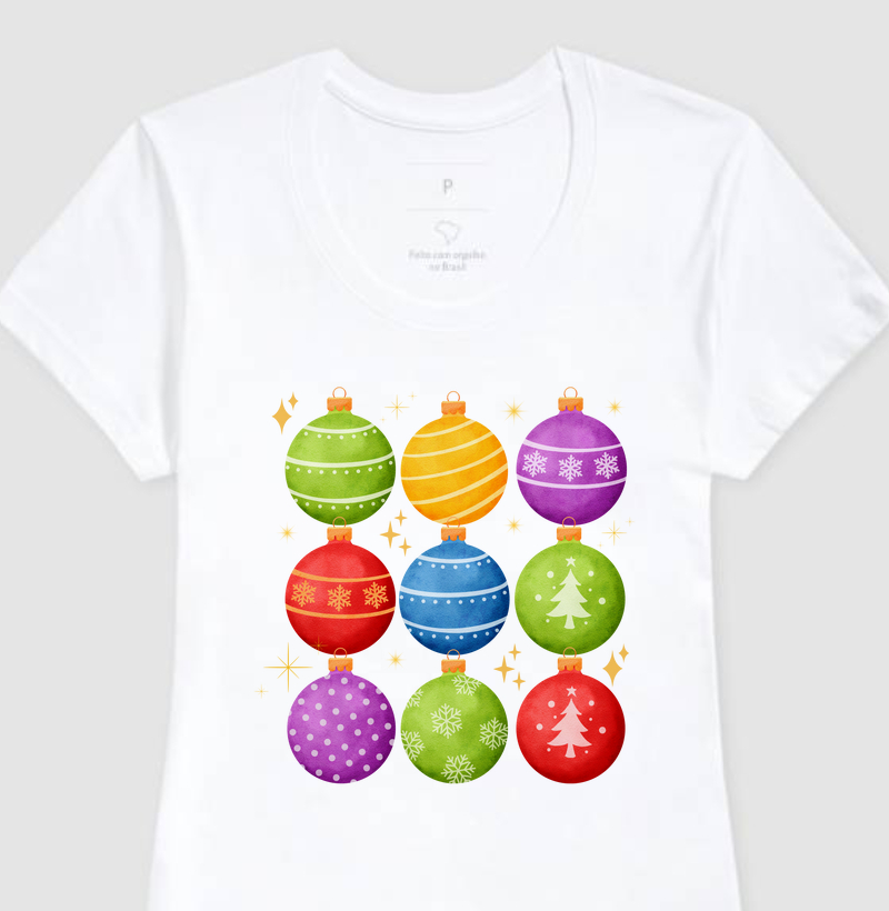 Feliz Natal Bolinhas Coloridas