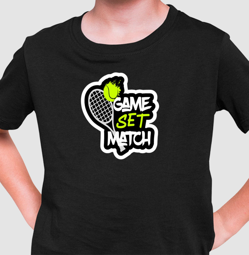 Camiseta Infantil - Game Set Match