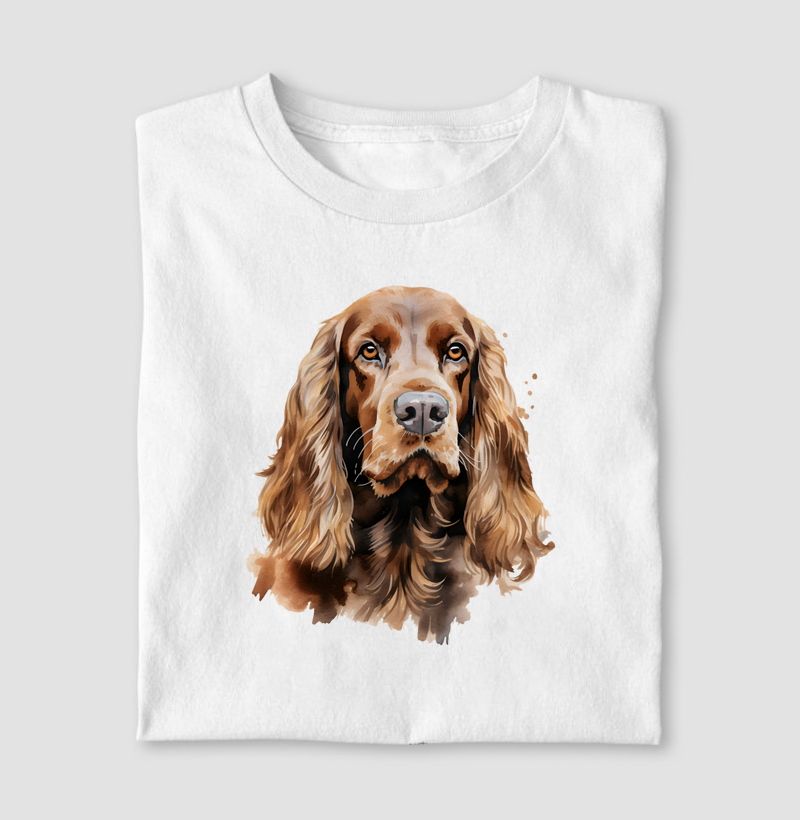 English Cocker Espaniel aquarela