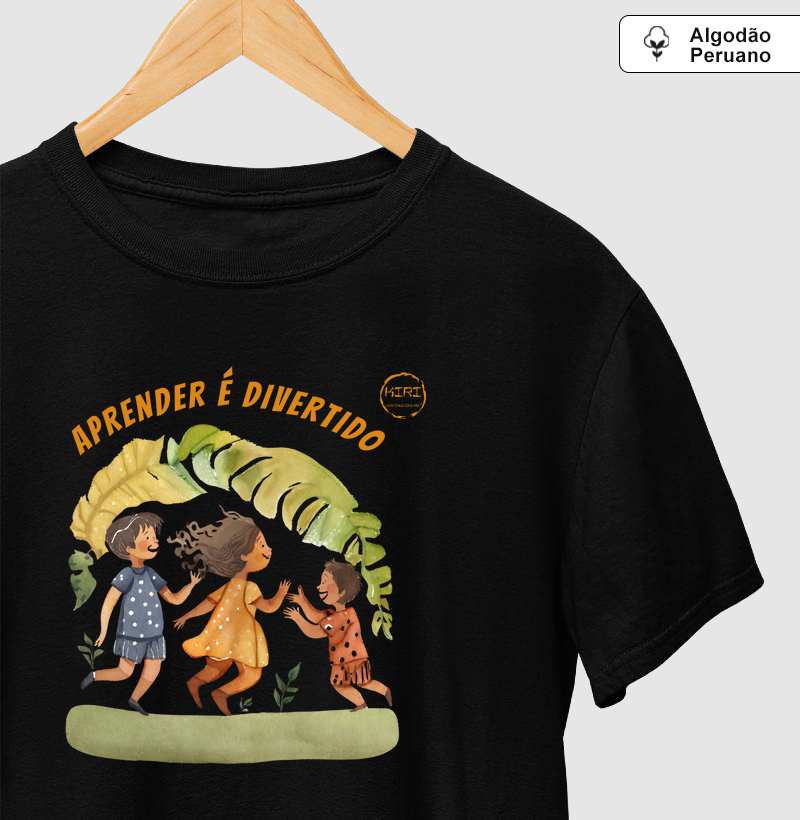Camiseta Premium KIRI - Aprender é Divertido