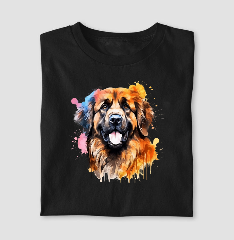 Leonberger aquarela