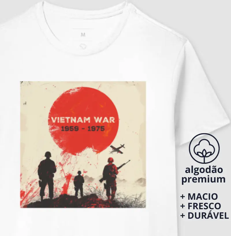 Camiseta Guerra do Vietnan