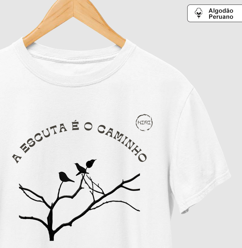 Camiseta Premium KIRI - A Escuta é o Caminho - Min