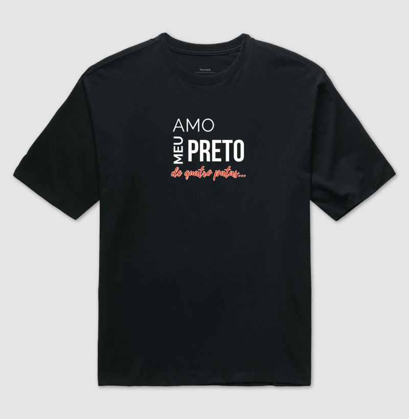 Amo meu preto de 4 patas