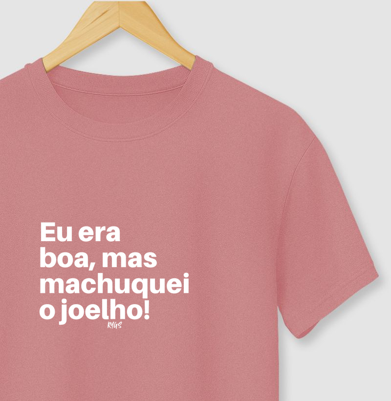 Eu era boa, mas machuquei o joelho