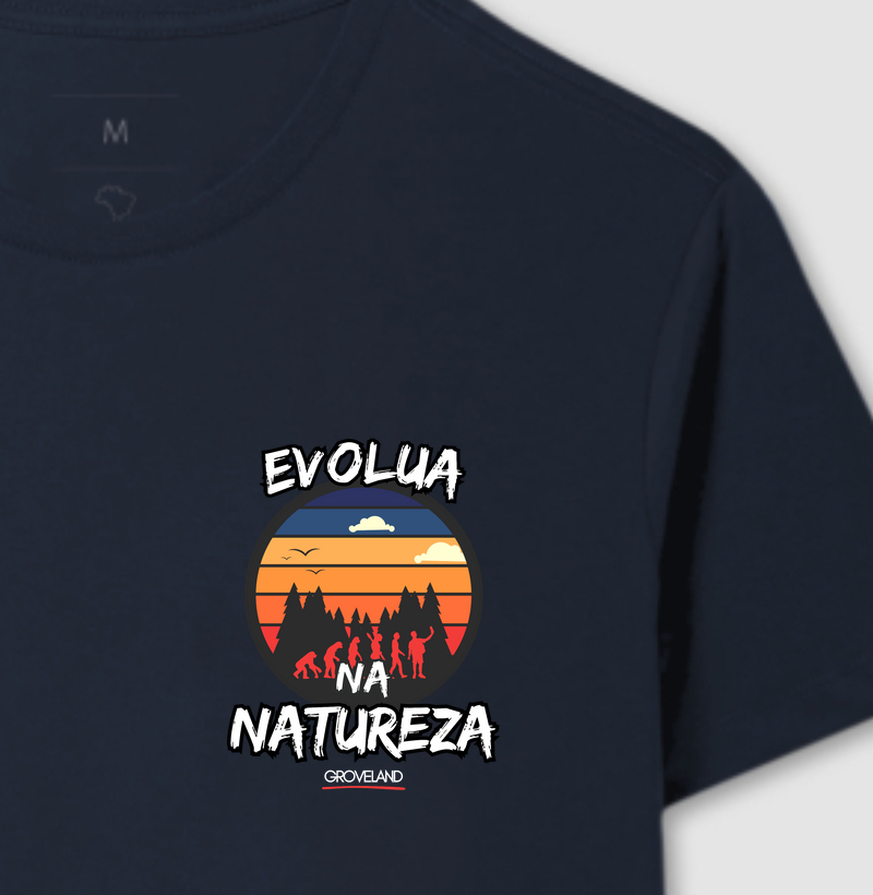 CAMISETA EVOLUA NA NATUREZA