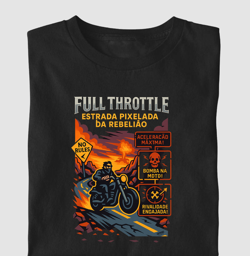 PcWin Full Throttle Estrada Pixelada
