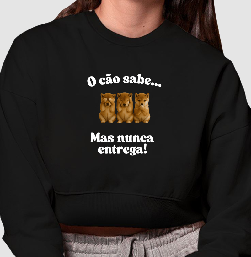 O cão sabe...mas nunca entrega!
