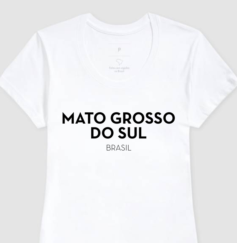 Camiseta Mato Grosso do Sul Estado Brasil