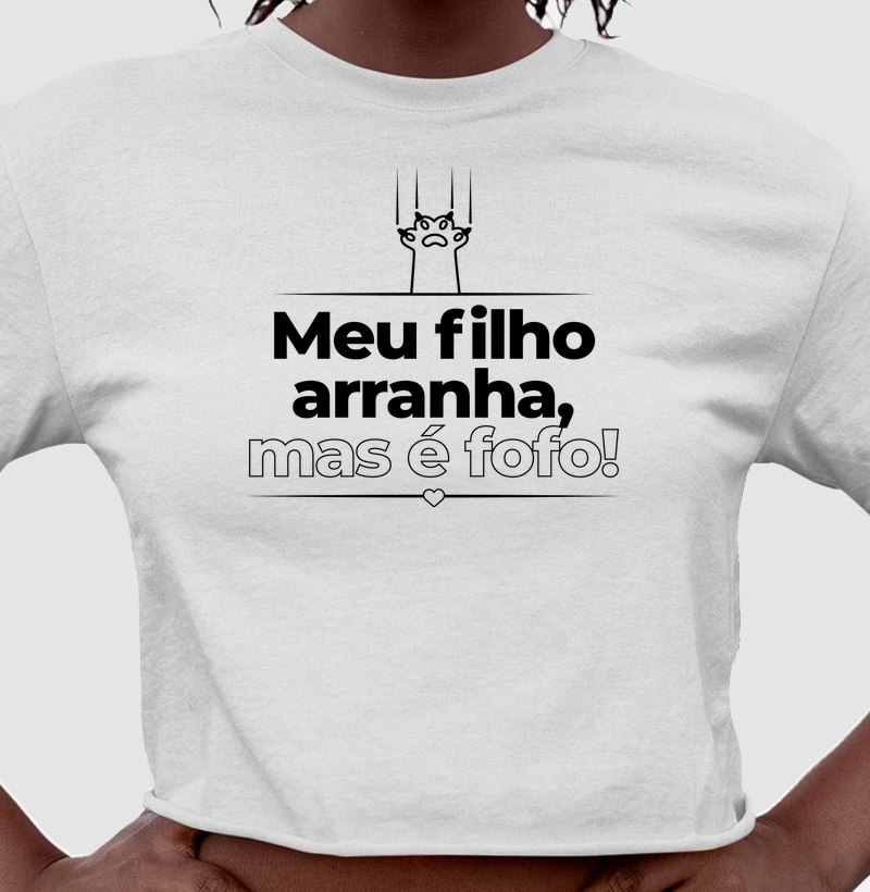 Meu filho arranha, mas é fofo!