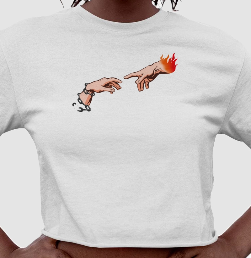 Camiseta Cropped Adão Liberto