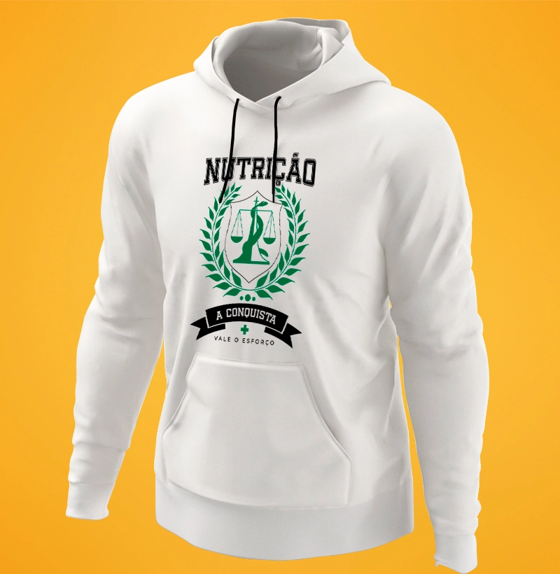 Moletom Nutrição conquista - unissex