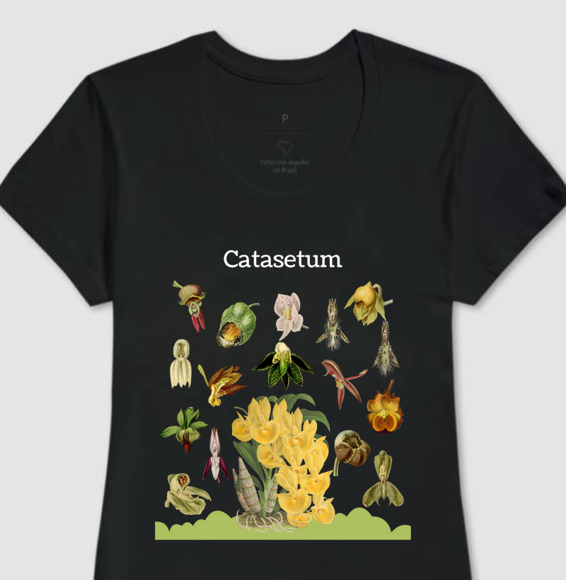 Camiseta Feminina Baby Long Catasetum