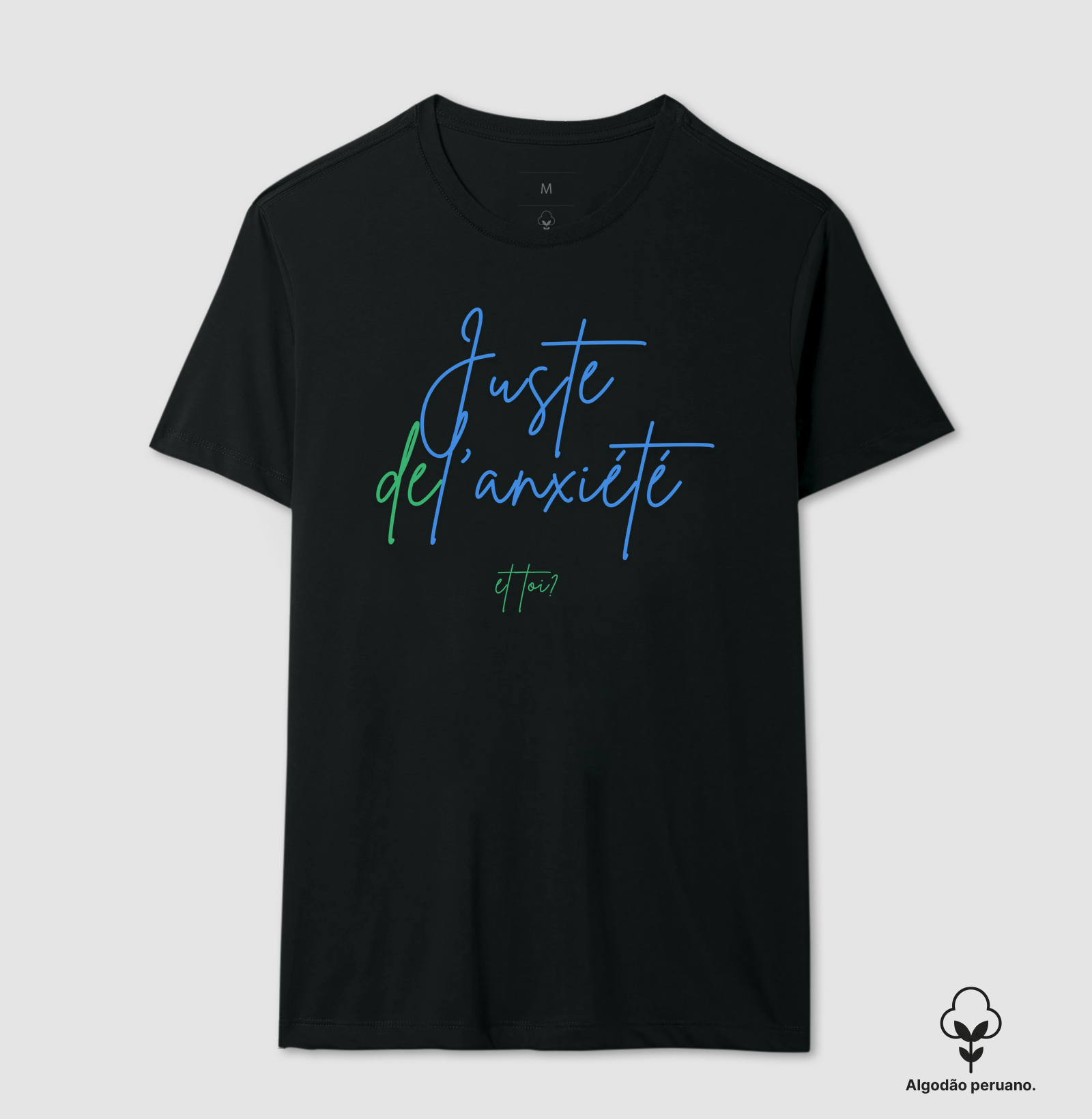 Camiseta em Algodão Peruano Just de L'anxiété