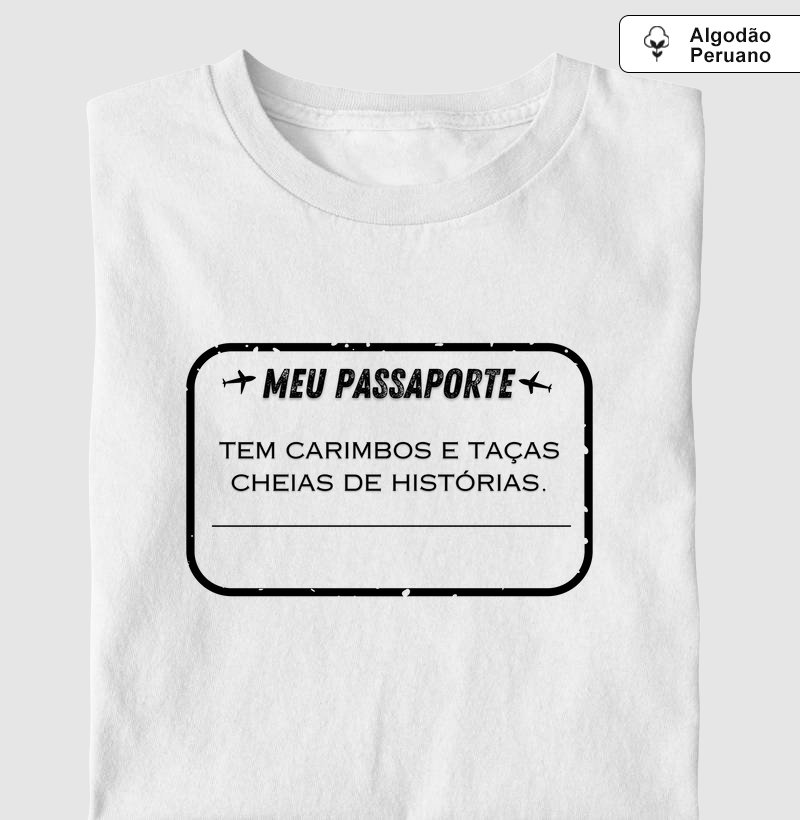 Meu passaporte tem carimbos