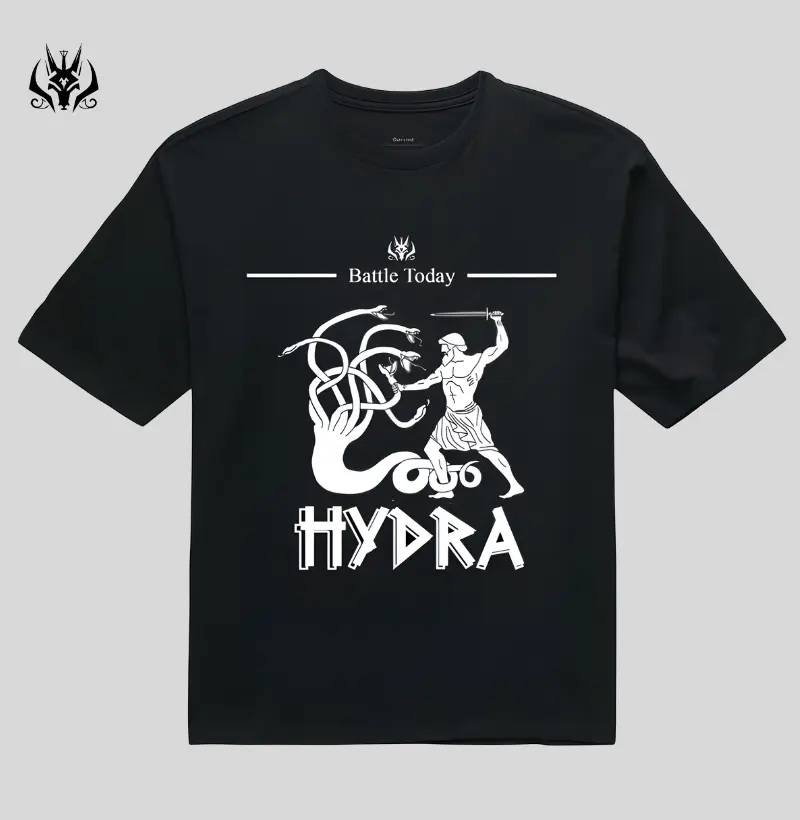 Camiseta Oversized - Hércules Hydra (Edição Battle Today)