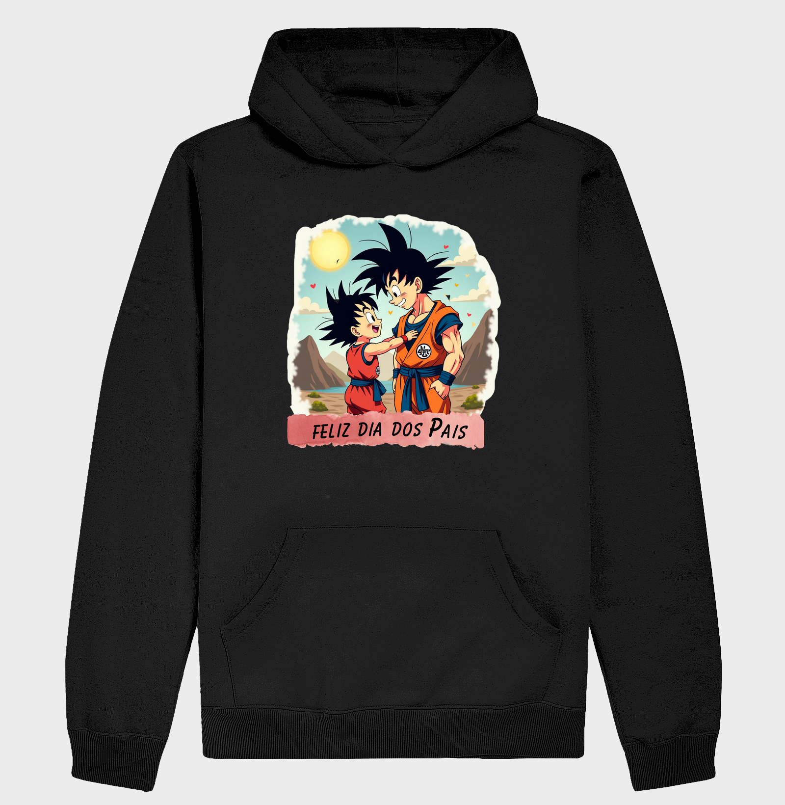feliz dia dos Pais - Goku e Gohan