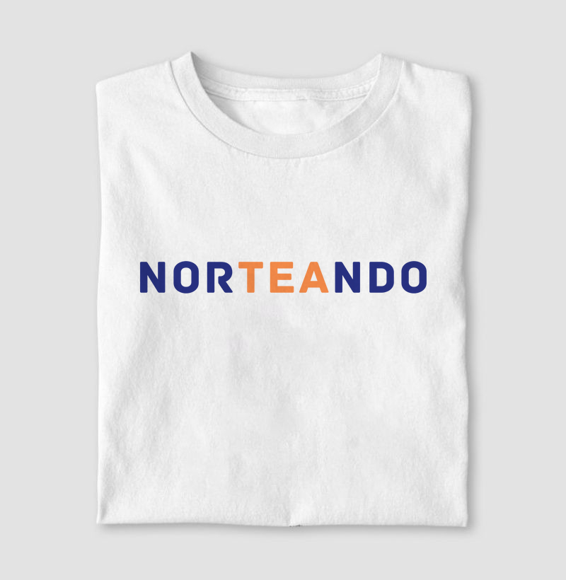 Peça com Escrita Norteando 