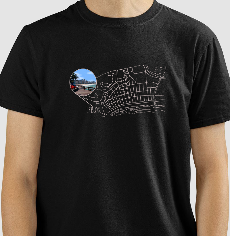 Camiseta Mapa Leblon