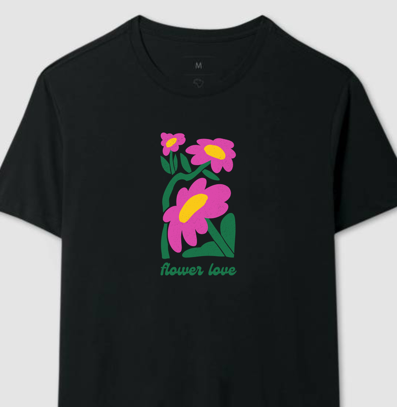 Camiseta Flower Love