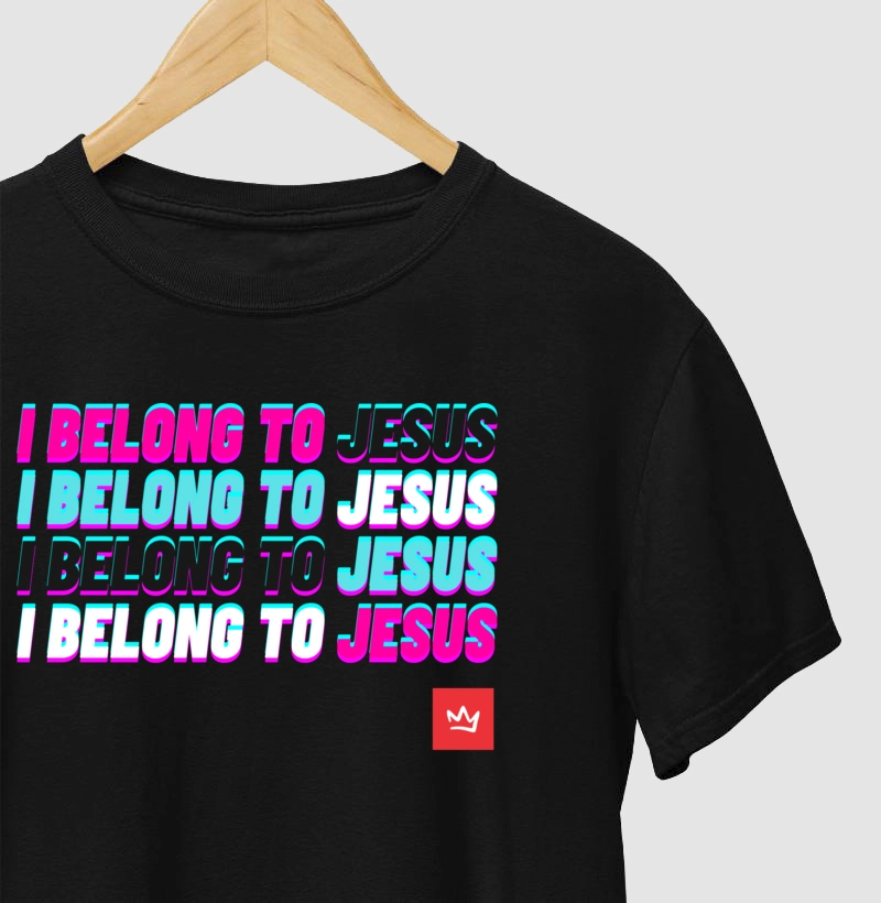 Camiseta - I belong to Jesus neon 2