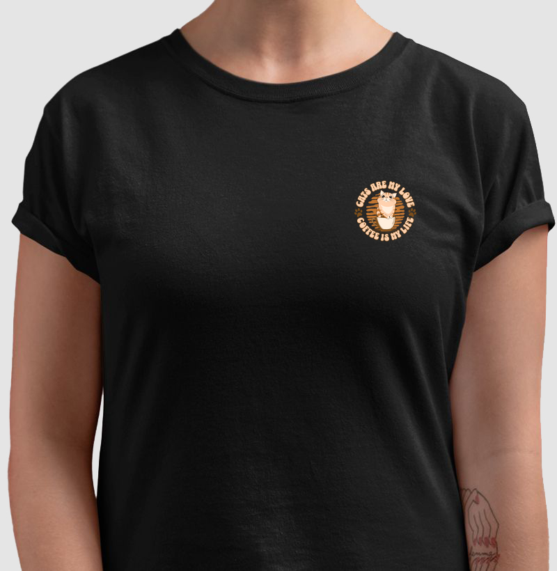 Camiseta Cats and Coffee
