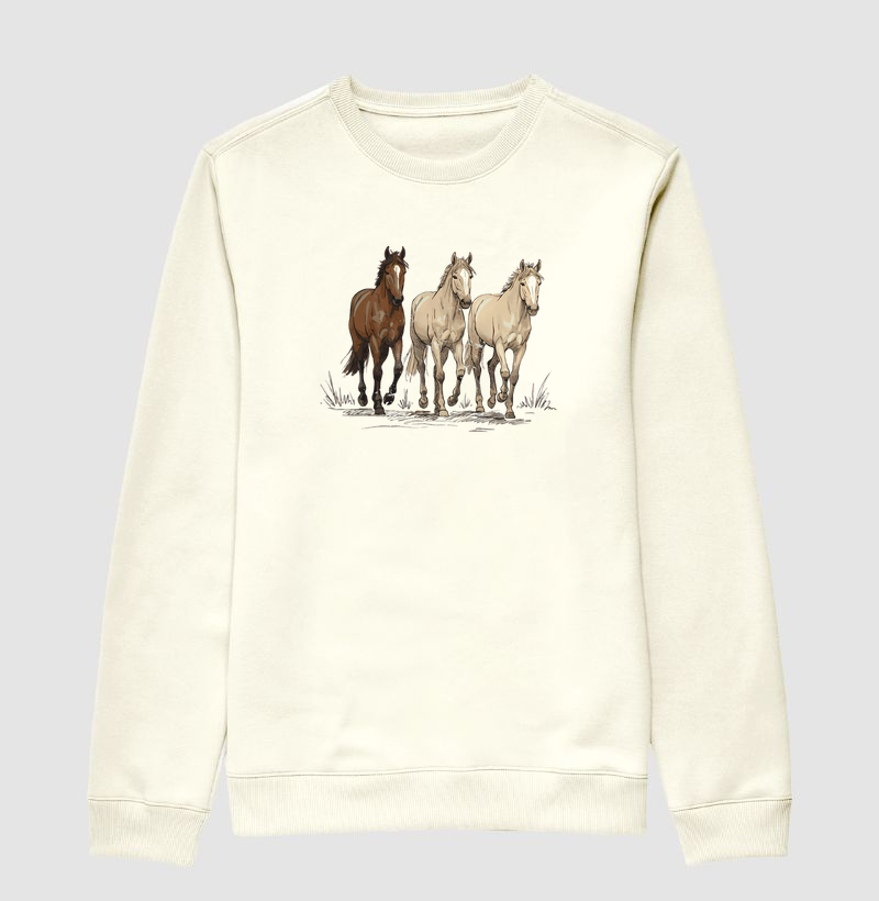 3 cavalos - Suéter