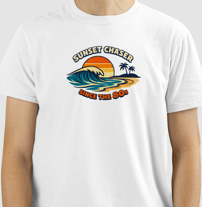 Camiseta Sunset Chaser 80s | Posto80