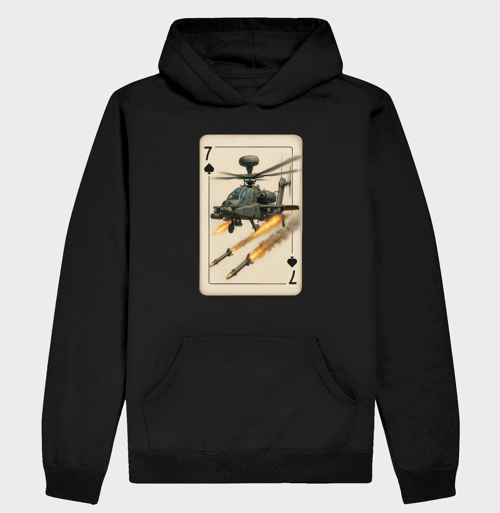 7 de Espadas Helicóptero Apache AH-64,