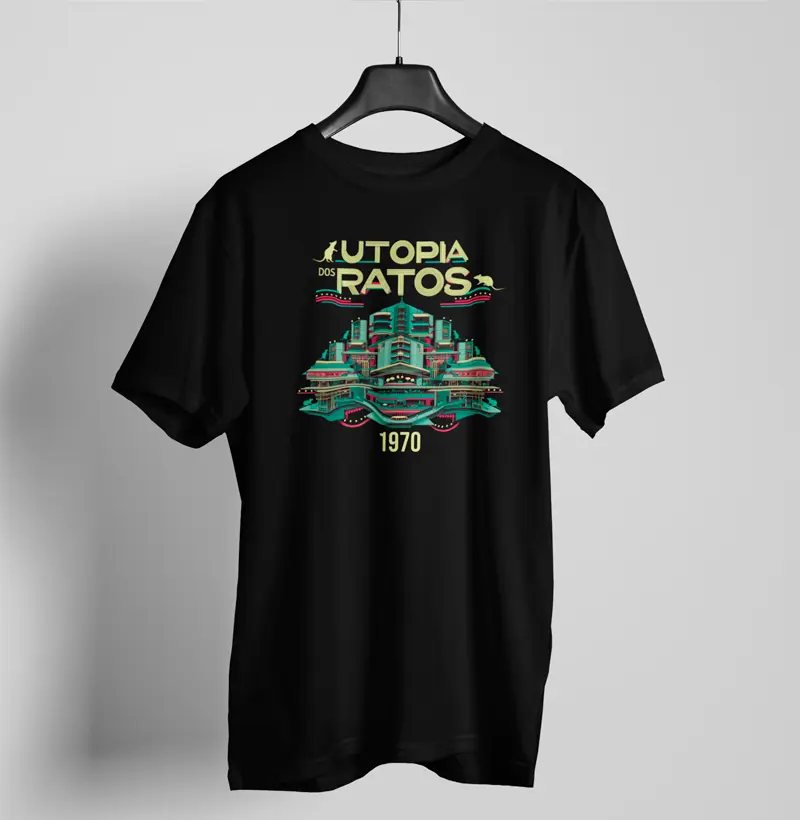 Camiseta - "Utopia dos Ratos"