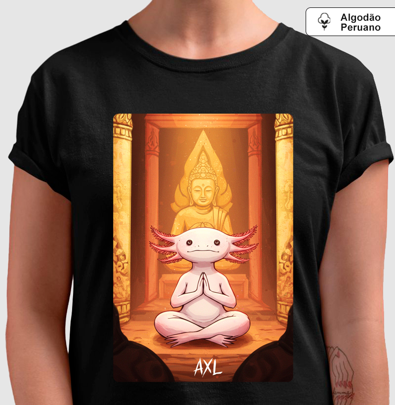 Camiseta Algodão Peruano - AXL, Meditando (02)