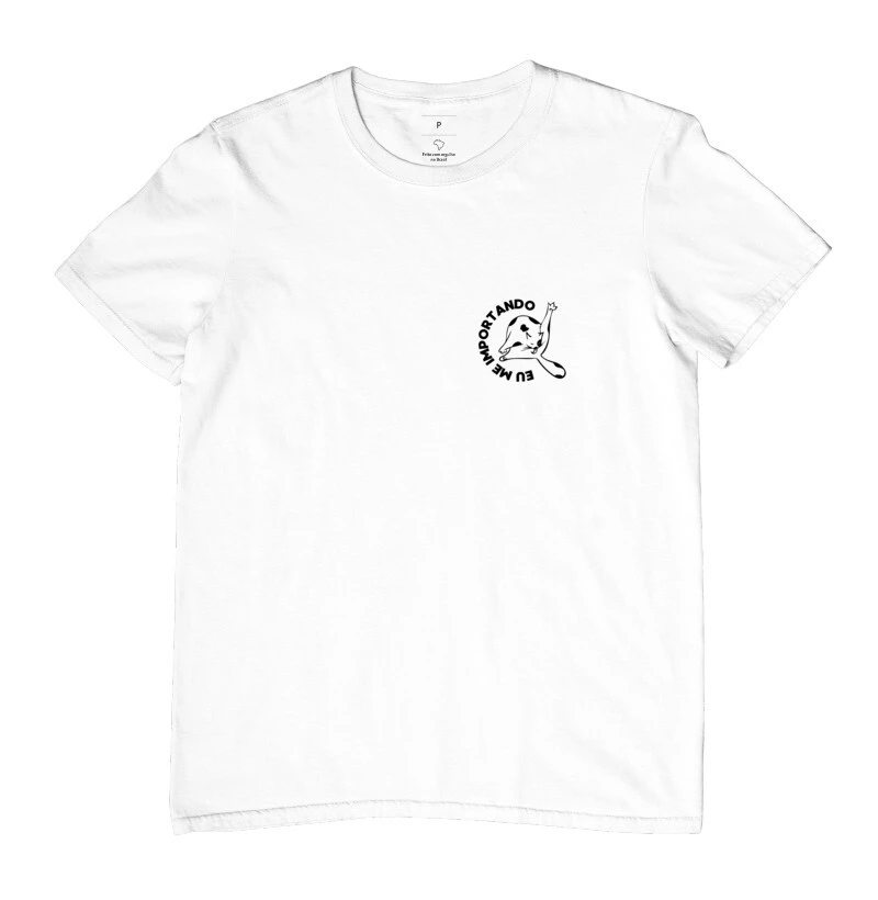 Camiseta "Eu me importando"