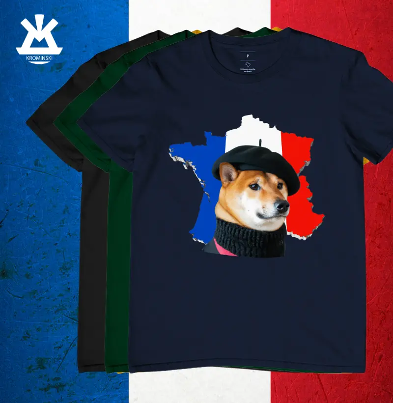 2005 Camiseta Shiba Inu Francês