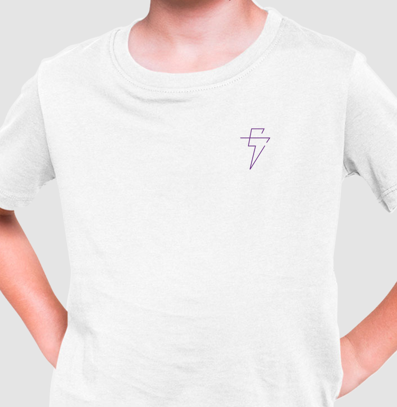 Camiseta Infantil Oficial Eloy Casagrande #01 - Branca Manga Curta