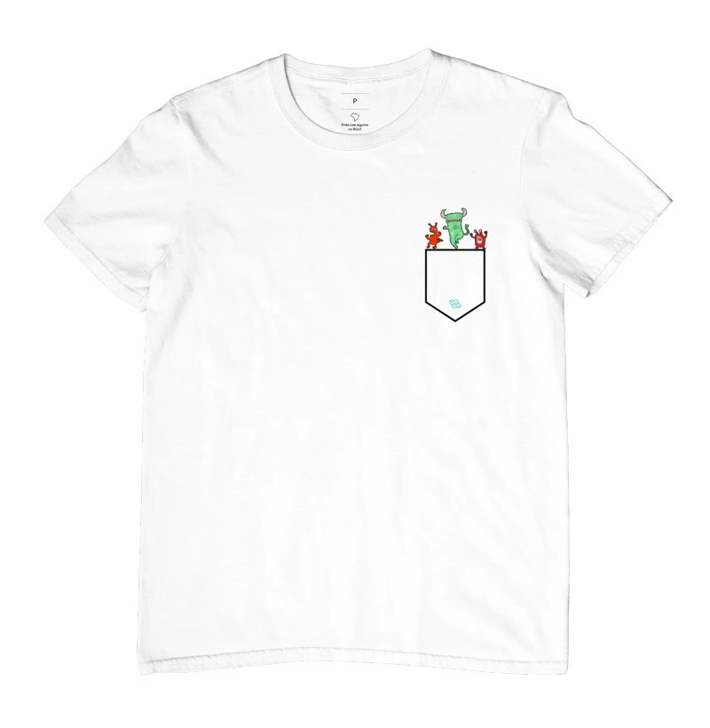 Camiseta "MONSTROS" - Branca