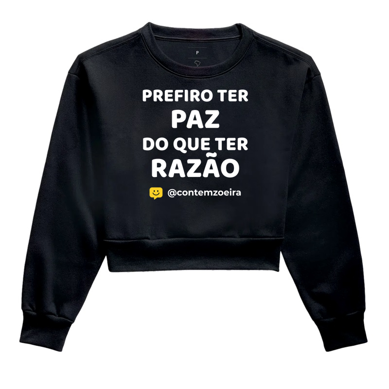 Prefiro ter paz do que ter razão!