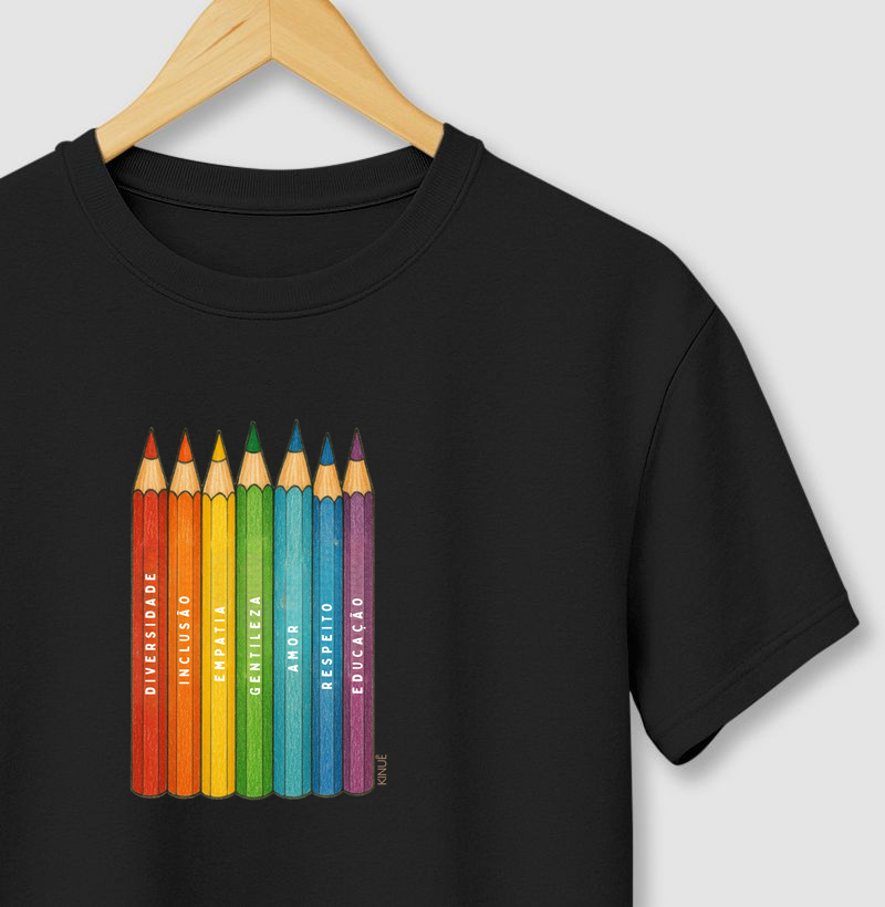 Lápis de Cor da inclusão