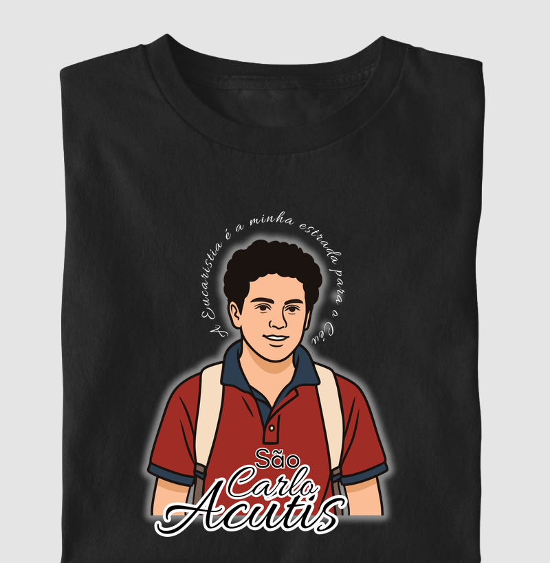 Camiseta São Carlo Acutis 
